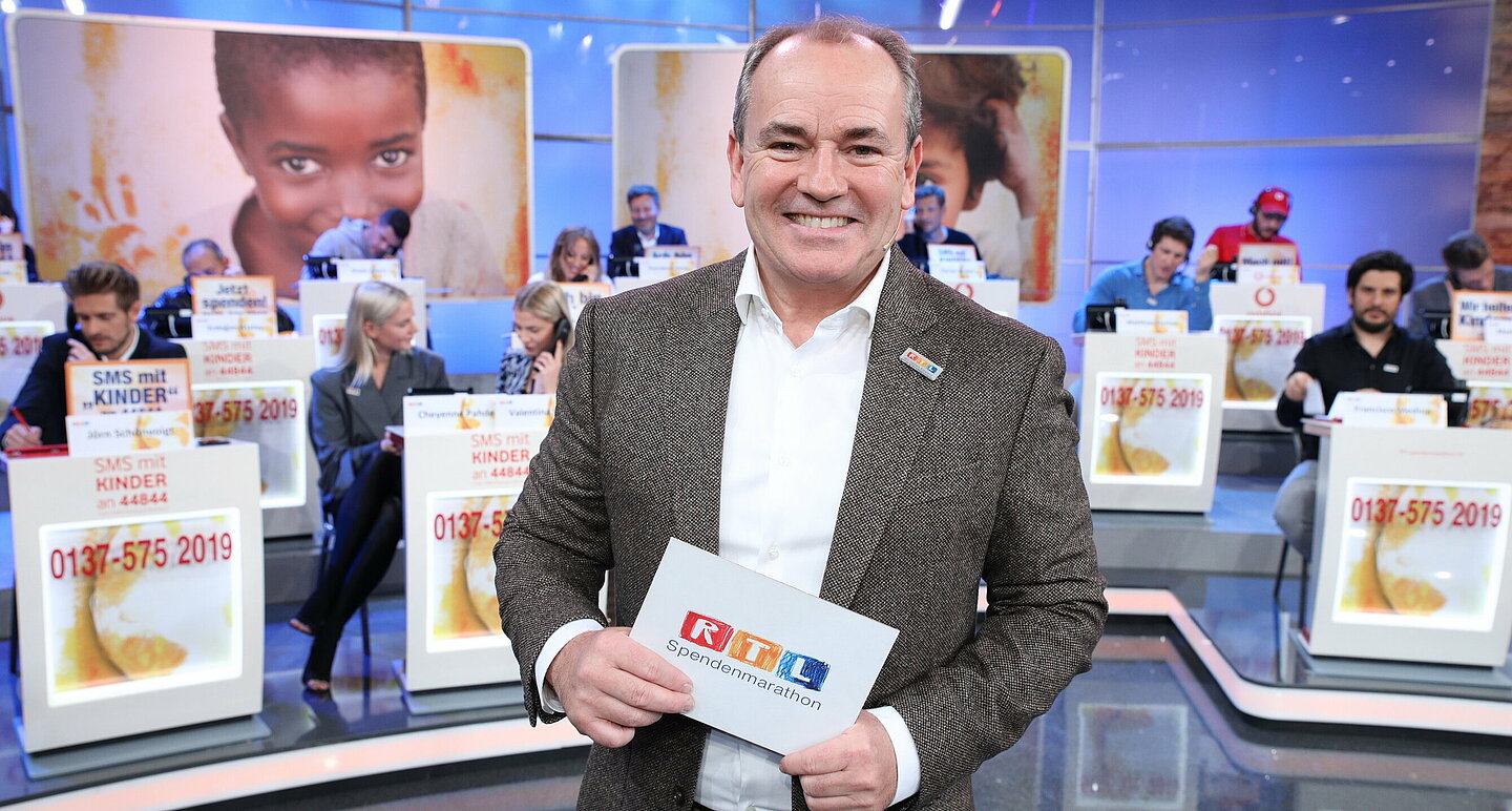 25 Jahre RTL-Spendenmarathon mit Wolfram Kons